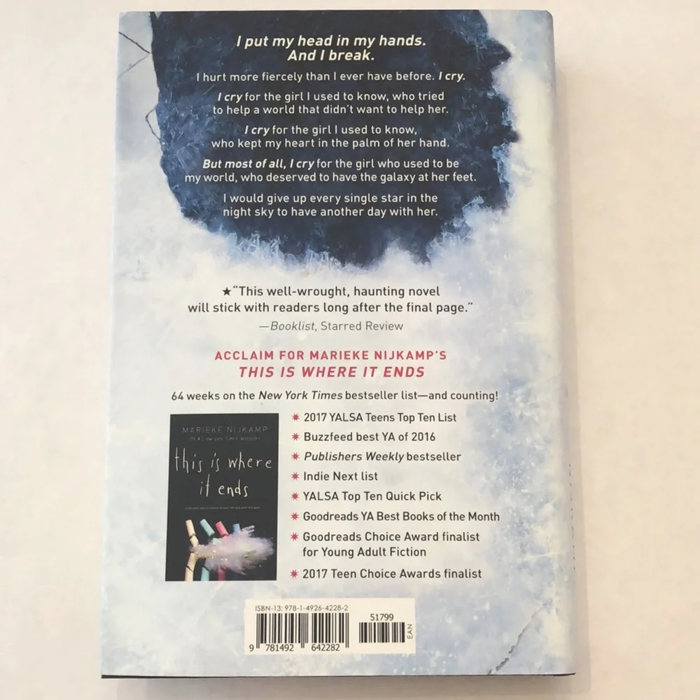 Before I Let Go by Marieke Nijkamp Hardcover With Dust Jacket